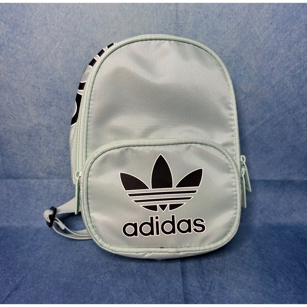 Adidas Originals Santiago Mini Backpack Bag Ice Mint Green 10"